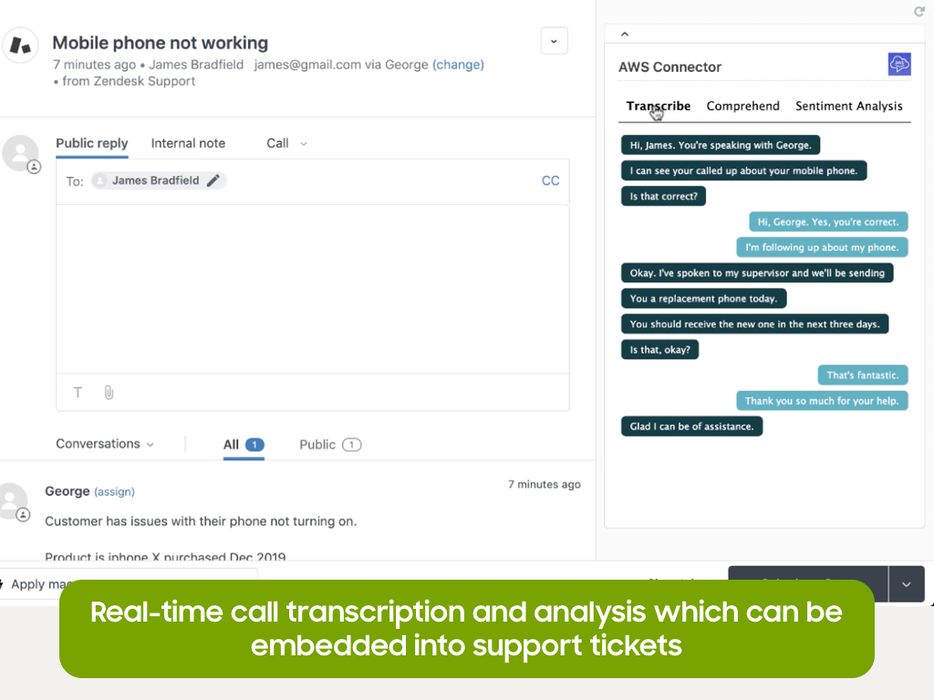 Amazon Connect App Integration with Zendesk Support